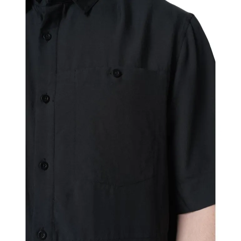 M's Tree Shortsleeve Shirt True Black Light