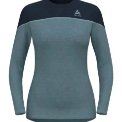 Natural Perform Pw 150 Bl Top Crew Neck Blue/Dark Sapphire Melange