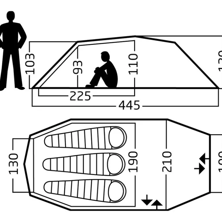 Oppland 3 (3.0) PU Tent