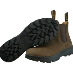 Orange Jodhpurs Nubuck Dark Brown
