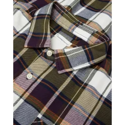 Organic Cotton Checked Flannel Shirt GOT Blue Check