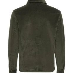 Organic Cotton Corduroy Overshirt GOTS Forrest Night