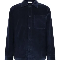 Organic Cotton Corduroy Overshirt GOTS Night Sky