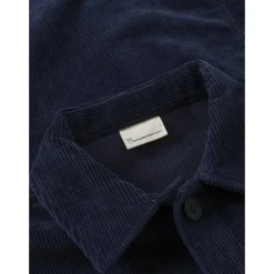 Organic Cotton Corduroy Overshirt GOTS Night Sky