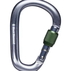 Pearlock Screwgate Carabiner Gray