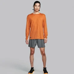 Peregrine Merino Long Sleeve M Amber Heather