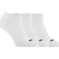 3Pk No Show Socks White