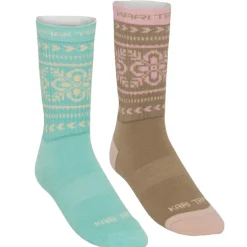Puffin Sock 2Pk Bright Turquoise