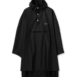 Pu Light Rainponcho Jet Black