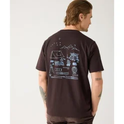 Regenerative Organic Cotton Back Print T Chocolate Torte