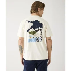Regenerative Organic Cotton Back Print T Egret