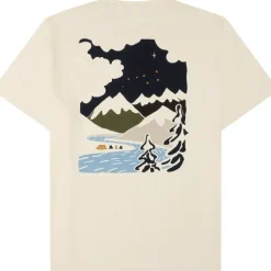 Regenerative Organic Cotton Back Print T Egret