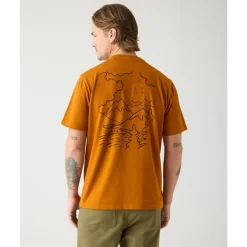 Regenerative Organic Cotton Back Print T Mocha
