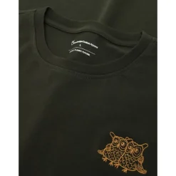 Regenerative Organic Cotton Chest Embroi Forrest Night