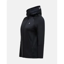 Rider Essentials Midlayer Zip Hood Women Black/Black