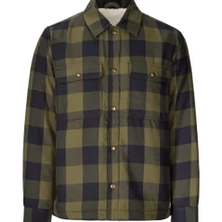 Ridgefield Sherpa Flannel Shirt Jacket Nori/Black