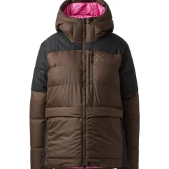 Riksgränsen Down 850 II Hood Women Woodland Brown