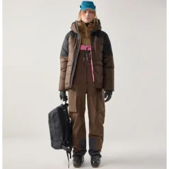 Riksgränsen Down 850 II Hood Women Woodland Brown