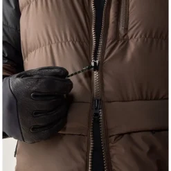 Riksgränsen Down 850 II Hood Women Woodland Brown