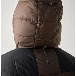 Riksgränsen Down 850 II Hood Women Woodland Brown