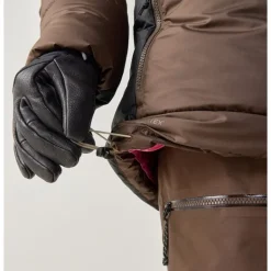 Riksgränsen Down 850 II Hood Women Woodland Brown