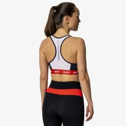 Roadline Bra W Bright White/Fiery Red