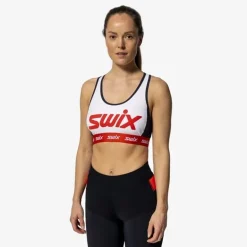 Roadline Bra W Bright White/Fiery Red