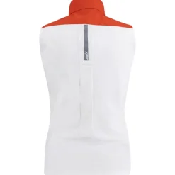 Roadline Wind Vest M Bright White/Fiery Red