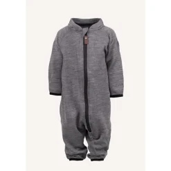 Rocco Wool Baby Overall Grey Melange