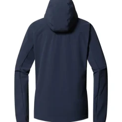 Rosson Softshell Hood Women Tarn Blue