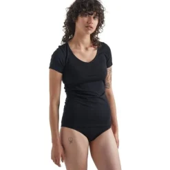 Siren SS Sweetheart Top Women Black