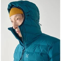 Spitz Down Hood Men Deep Teal