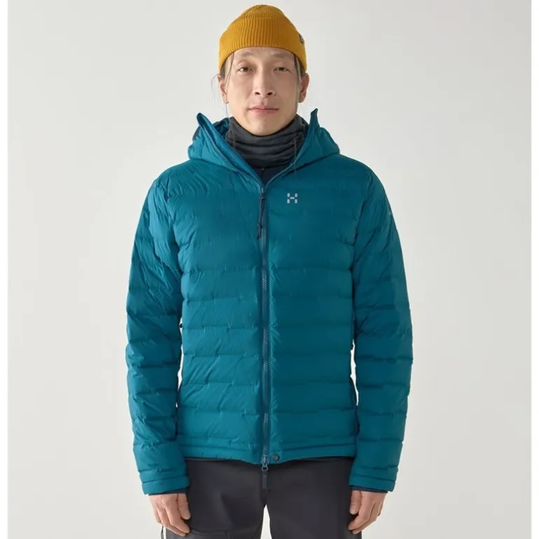 Spitz Down Hood Men Deep Teal