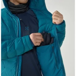 Spitz Down Hood Men Deep Teal
