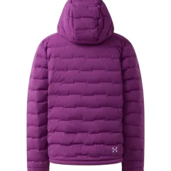 Spitz Down Hood Women Grape Purple