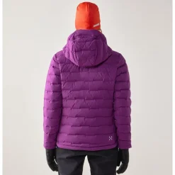 Spitz Down Hood Women Grape Purple
