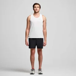 Stopwatch Singlet M White