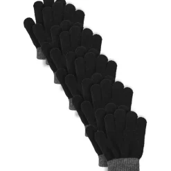 Sundsvall Wool Glove. 5-P Black/Anth