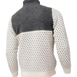 Sverre half zip Off White