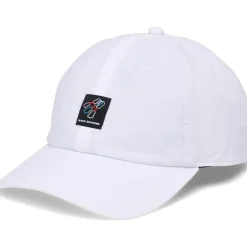 Synthetic Dad Hat White-Black