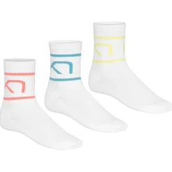 Tennis Sock 3Pk Blue Lagoon