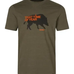 That Time T-shirt Pine Green Melange