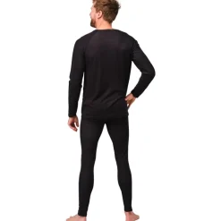 THE Merino Baselayer Set M Black