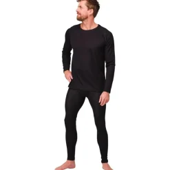 THE Merino Baselayer Set M Black