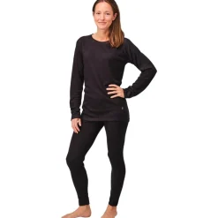 THE Merino Baselayer Set W Black