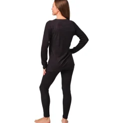 THE Merino Baselayer Set W Black