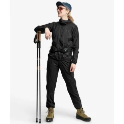 Tived Light Windbreaker Jacket W Black