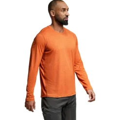 Tived Long Sleeve T-shirt M Cayenne