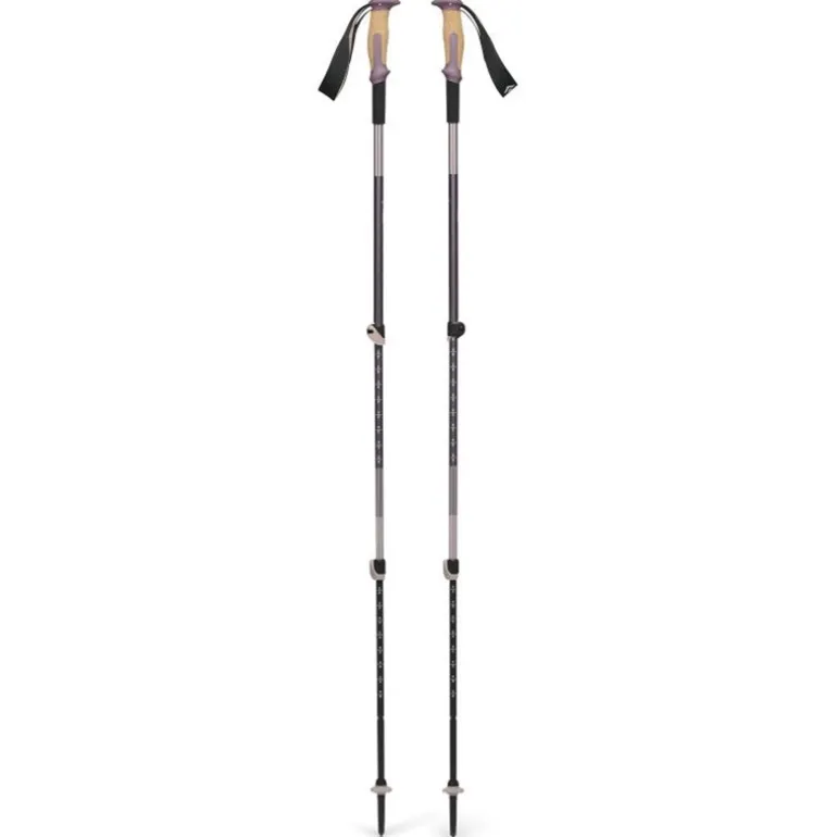 Trail Vista Shock Trek Poles Dark Mauve