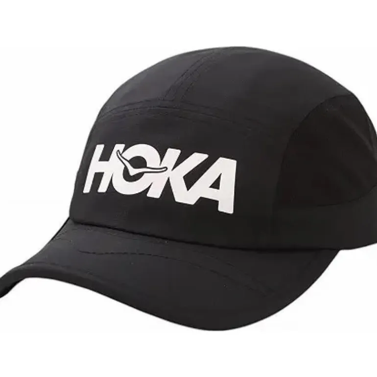 U Hoka Run Hat Black